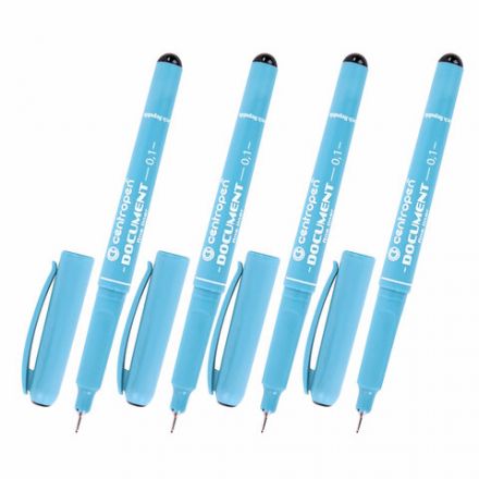 Ручки капиллярные (линеры) ЧЕРНЫЕ CENTROPEN "Document" НАБОР 4 шт., линия 0,1/0,3/0,5/0,7 мм, 2631/4, 2 2631 0404 Ручки капиллярные (линеры) ЧЕРНЫЕ CENTROPEN "Document" НАБОР 4 шт., линия 0,1/0,3/0,5/0,7 мм, 2631/4, 2 2631 0404