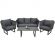 Набор мебели BELK_ Стелла GS001 Garden story антрацит, серый Набор мебели BELK_ Стелла GS001 Garden story антрацит, серый