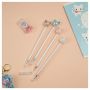 Ручка шариковая MESHU "Crystal Kitten" синяя, 0,7мм, корпус ассорти, с топпером Ручка шариковая MESHU "Crystal Kitten" синяя, 0,7мм, корпус ассорти, с топпером