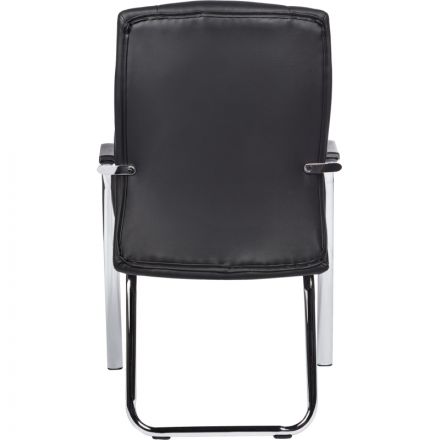 Конференц-кресло BN_TQ_Echair-807 VPU кожзам черный, хром