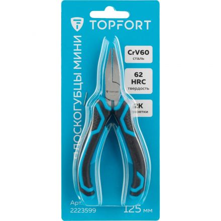 Плоскогубцы мини 125 мм Topfort