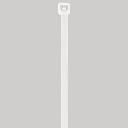 Стяжка (хомут) нейлоновая сверхпрочная POWER LOCK, 2,5х200 мм, КОМПЛЕКТ 100 шт., белая, SONNEN, 607920