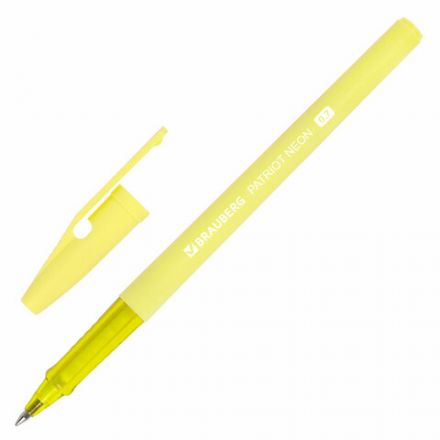 Ручка шариковая РОССИЯ "PATRIOT NEON", СИНЯЯ, корпус ассорти, 0,7 мм, линия 0,35 мм, BRAUBERG, 143966 Ручка шариковая РОССИЯ "PATRIOT NEON", СИНЯЯ, корпус ассорти, 0,7 мм, линия 0,35 мм, BRAUBERG, 143966