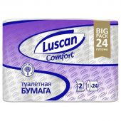 Бумага туалетная Luscan Comfort 2сл бел 100%цел вт 20,04м 167л 24шт/уп_СПБ