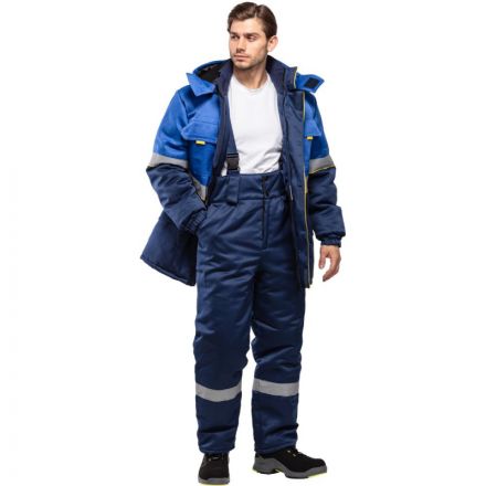 Куртка рабочая зимняя з43-КУ вас/син р.44-46/170-176