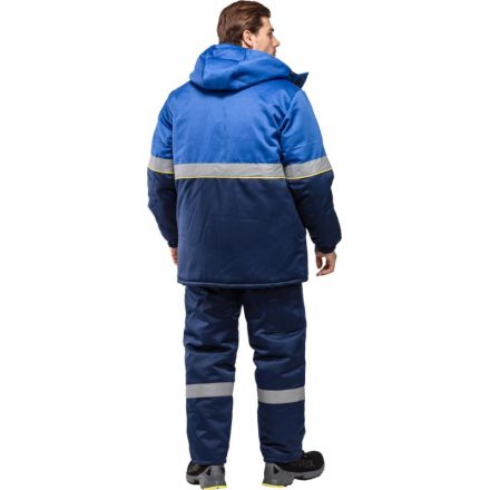 Куртка рабочая зимняя з43-КУ вас/син р.44-46/170-176