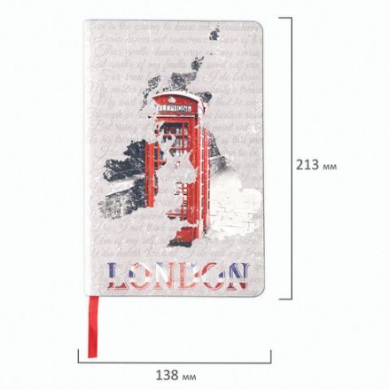 Ежедневник недатированный А5 (138х213 мм), BRAUBERG VISTA, под кожу, гибкий, 136 л., "Good old England", 112010 Ежедневник недатированный А5 (138х213 мм), BRAUBERG VISTA, под кожу, гибкий, 136 л., "Good old England", 112010