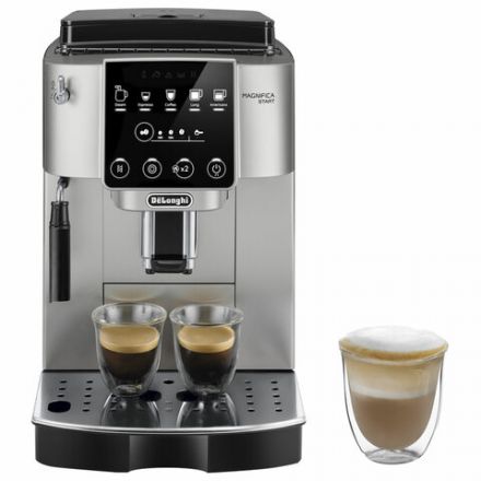 Кофемашина DELONGHI Magnifica Start ECAM220.30.SB, 1450 Вт, объем 1,8 л, ручной капучинатор, серебристо-черная Кофемашина DELONGHI Magnifica Start ECAM220.30.SB, 1450 Вт, объем 1,8 л, ручной капучинатор, серебристо-черная