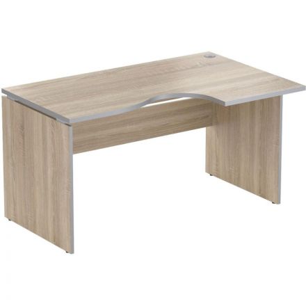 Стол эргономичный ED_Vita левый V-1.5 дуб сонома 1400