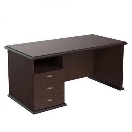 Стол руководителя однотумбовый RDT 168.A(L) Венге Магия 1600х800х750 RAUT Стол руководителя однотумбовый RDT 168.A(L) Венге Магия 1600х800х750 RAUT