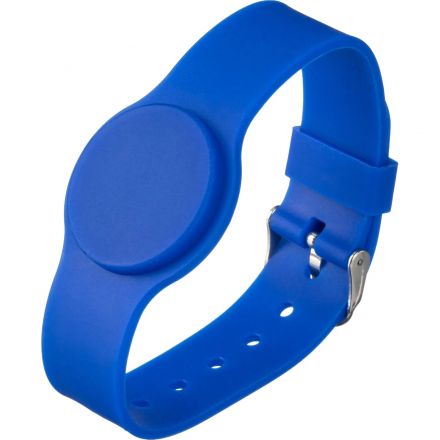 Браслет доступа (RFID-браслет) Bigtech Mifare 1К, с застежкой син(40шт/уп)
