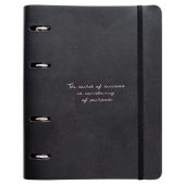 Тетрадь со сменным блоком А5,120л,Infolio Study,Quote,иск.кож,N3810