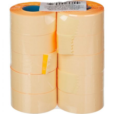 Этикет-лента прямоугольная оранжевая 26х16 мм (10 рулонов по 1000 этикеток) Этикет-лента прямоугольная оранжевая 26х16 мм (10 рулонов по 1000 этикеток)