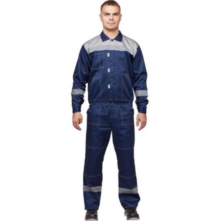 Костюм рабочий летний муж. л20-КБР синий/сер (р.52-54) 182-188 Костюм рабочий летний муж. л20-КБР синий/сер (р.52-54) 182-188