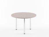 Конференц - стол круглый XRT 120 Дуб Сонома/Алюминий 1200х750 XTEN Конференц - стол круглый XRT 120 Дуб Сонома/Алюминий 1200х750 XTEN