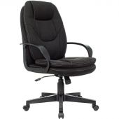 Кресло 0MX_VB_Echair-656 TС ткань черный пластик Кресло 0MX_VB_Echair-656 TС ткань черный пластик