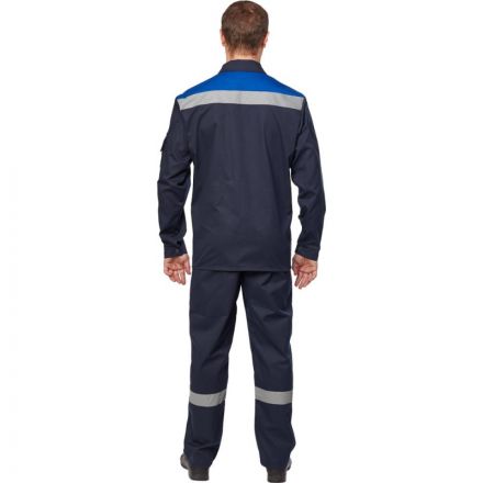 Костюм рабочий летний муж л05-КБР син/вас (р.64-66) 194-200 (Арсенал-СП)