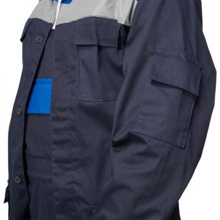 Костюм рабочий летний муж л05-КБР син/вас (р.64-66) 194-200 (Арсенал-СП)