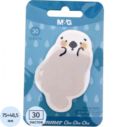 Стикеры с клеевым краем M&amp;G Summer Cha Cha, 30 л, фигурные, ассорти
