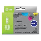 Картридж струйный CACTUS (CS-EPT0487) для EPSON Stylus Photo R200/210/220/230, комплект 6 цветов Картридж струйный CACTUS (CS-EPT0487) для EPSON Stylus Photo R200/210/220/230, комплект 6 цветов