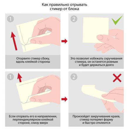 Стикеры Attache Simple 51х51 мм пастельные голубые (1 блок,100 листов)