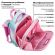 Ранец BRAUBERG SHINY, 2 отделения, с брелком, "Magic unicorn", 38х28х14 см, 270694