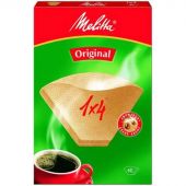 Фильтр бумажный Melitta 1x4 (40 штук в упаковке, артикул производителя 0100702)