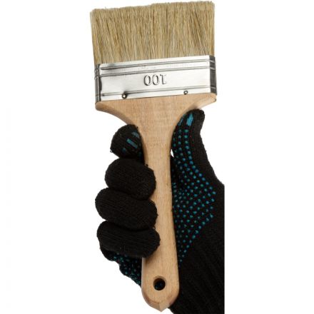 Кисть флейцевая д/латексных и фасадных красок Лазурный берег (КФ-100х14-D5) Кисть флейцевая д/латексных и фасадных красок Лазурный берег (КФ-100х14-D5)