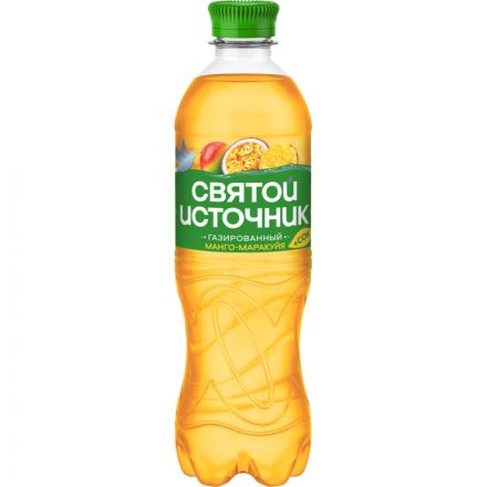Вода питьевая Святой Источни Вода+Сок со вкусом манго-маракуйя газ 0,5л Вода питьевая Святой Источни Вода+Сок со вкусом манго-маракуйя газ 0,5л