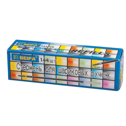 Стержень шариковый BEIFA (Бэйфа), 142 мм, СИНИЙ, узел 0,7 мм, линия письма 0,5 мм, AA134-BL Стержень шариковый BEIFA (Бэйфа), 142 мм, СИНИЙ, узел 0,7 мм, линия письма 0,5 мм, AA134-BL
