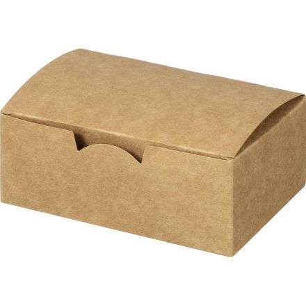 Упаковка ECO FAST FOOD BOX S, 115х75х45, крафт, 600 шт/кор