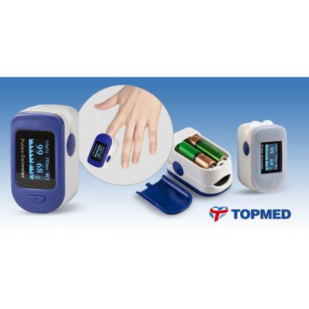 Пульсоксиметр напалечный TOPMED FP-30 8102-01-03X с поверкой