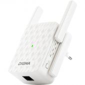 Усилитель сигнала Wi-Fi Digma D-WR310 (D-WR310V2) N300 Wi-Fi белый