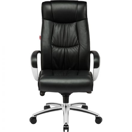 Кресло BN_Fc_Руководителя Echair-534 TL кожа черная, хром Кресло BN_Fc_Руководителя Echair-534 TL кожа черная, хром