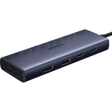 Разветвитель USB Ugreen CM498A (85774) Revodok 9in1,100W, USB-C Hub, сер косм Разветвитель USB Ugreen CM498A (85774) Revodok 9in1,100W, USB-C Hub, сер косм