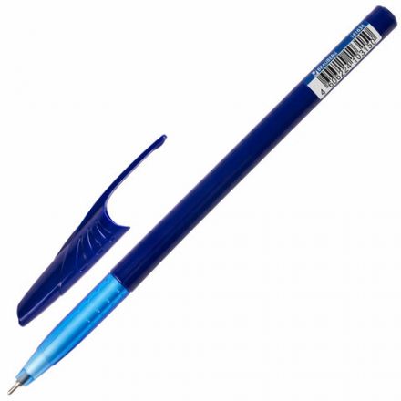 Ручка шариковая масляная BRAUBERG "Oil Base", СИНЯЯ, корпус синий, узел 0,7 мм, линия письма 0,35 мм, 141634 Ручка шариковая масляная BRAUBERG "Oil Base", СИНЯЯ, корпус синий, узел 0,7 мм, линия письма 0,35 мм, 141634
