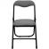 Стул складной  каркас черный,обивка ткань серый  РС 04