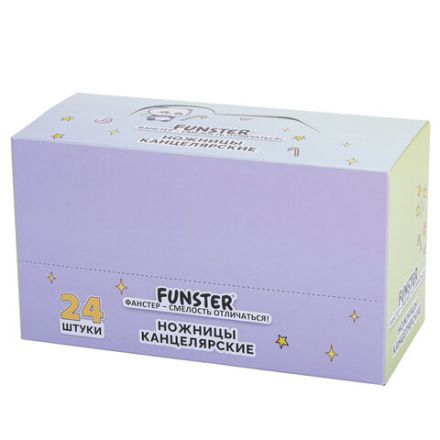 Ножницы FUNSTER (ФАНСТЕР) 130 мм, фигурные ручки ЛЕДЕНЦЫ из ABS пластика, в дисплее, 238853 Ножницы FUNSTER (ФАНСТЕР) 130 мм, фигурные ручки ЛЕДЕНЦЫ из ABS пластика, в дисплее, 238853