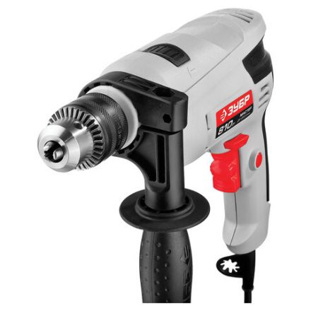 Дрель сетевая ударная, 810 Вт, 2800 оборотов/мин, ЗУБР ДУ-810 ЭРМ2 Дрель сетевая ударная, 810 Вт, 2800 оборотов/мин, ЗУБР ДУ-810 ЭРМ2