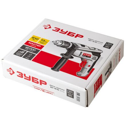 Дрель сетевая ударная, 810 Вт, 2800 оборотов/мин, ЗУБР ДУ-810 ЭРМ2 Дрель сетевая ударная, 810 Вт, 2800 оборотов/мин, ЗУБР ДУ-810 ЭРМ2