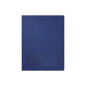Папка на 4-х кольцах ErichKrause Megapolis А4, 24мм, 600мкм, синий 49981