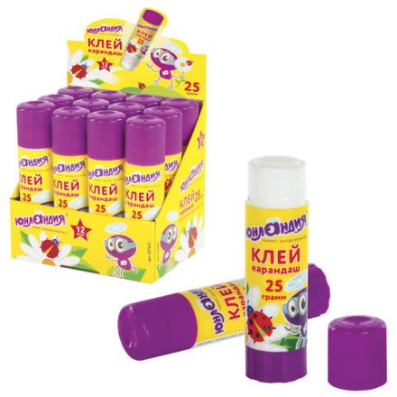 Клей-карандаш ЮНЛАНДИЯ "ЮНЛАНДИК И БОЖЬЯ КОРОВКА", 25 г, улучшенный, 227612 Клей-карандаш ЮНЛАНДИЯ "ЮНЛАНДИК И БОЖЬЯ КОРОВКА", 25 г, улучшенный, 227612