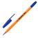 Ручка шариковая BRAUBERG "M-500 ORANGE", СИНЯЯ, корпус оранжевый, узел 0,7 мм, линия письма 0,35 мм, 143448
