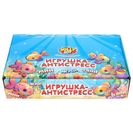 Игрушка-антистресс "РЫБКА", 11 см, ассорти 4 цвета, дисплей, JOLLY JOT (ДЖОЛЛИ ДЖОТ), 665813 Игрушка-антистресс "РЫБКА", 11 см, ассорти 4 цвета, дисплей, JOLLY JOT (ДЖОЛЛИ ДЖОТ), 665813