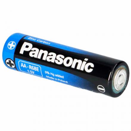 Батарейки КОМПЛЕКТ 4 шт., PANASONIC AA R6 (316), солевые, пальчиковые, в пленке, 1,5 В Батарейки КОМПЛЕКТ 4 шт., PANASONIC AA R6 (316), солевые, пальчиковые, в пленке, 1,5 В