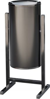 Урна уличная 25 литров черн.