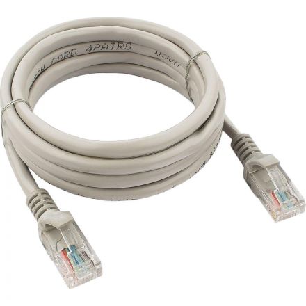 Патч-корд UTP Cablexpert PP12-2M кат.5e, 2м, серый Патч-корд UTP Cablexpert PP12-2M кат.5e, 2м, серый