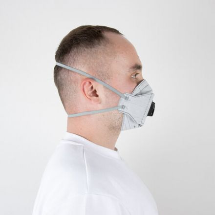 Респиратор (1 шт.) с клапаном и угольным фильтром, полумаска фильтрующая, трехпанельный складной, индивидуальная упаковка, FFP2, JM-9326 Респиратор (1 шт.) с клапаном и угольным фильтром, полумаска фильтрующая, трехпанельный складной, индивидуальная упаковка, FFP2, JM-9326