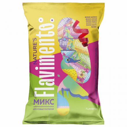 Пастила фруктовая FLAVIMENTO "Nature's", ассорти вкусов, без добавления сахара, 500 г, УТ-00002356