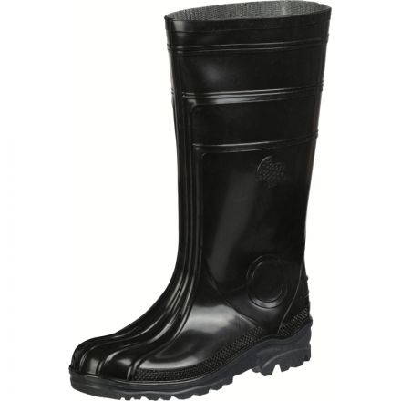 Сапоги мужские цв.черный мод. 155 (р.46) ПВХ с мет. подноском